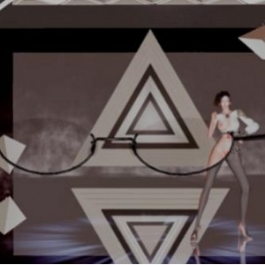 精选MMD全动态动画：穿着白衣的天使在梦中途退出现的黑科技眼镜