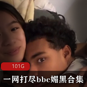 一网打尽101G，bbc媚黑合集资源内存大，妹子身材颜值超一流