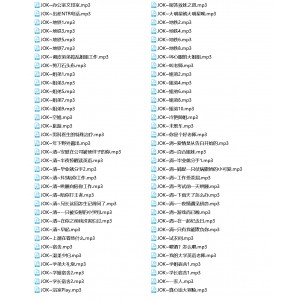 音频JOK最新定制合集68部1.6G，值得收藏